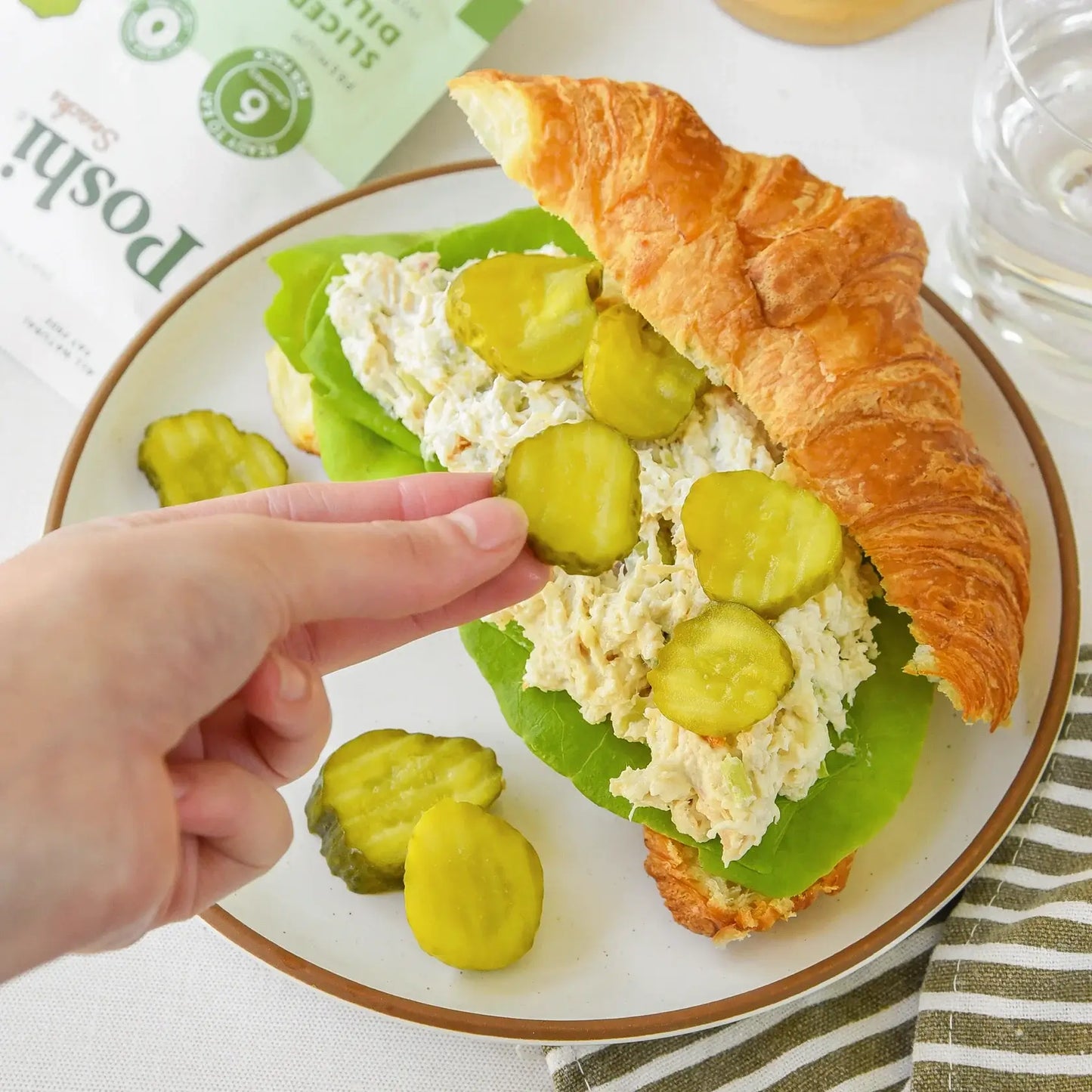 POSHI - Sliced Dill Pickles 2 oz