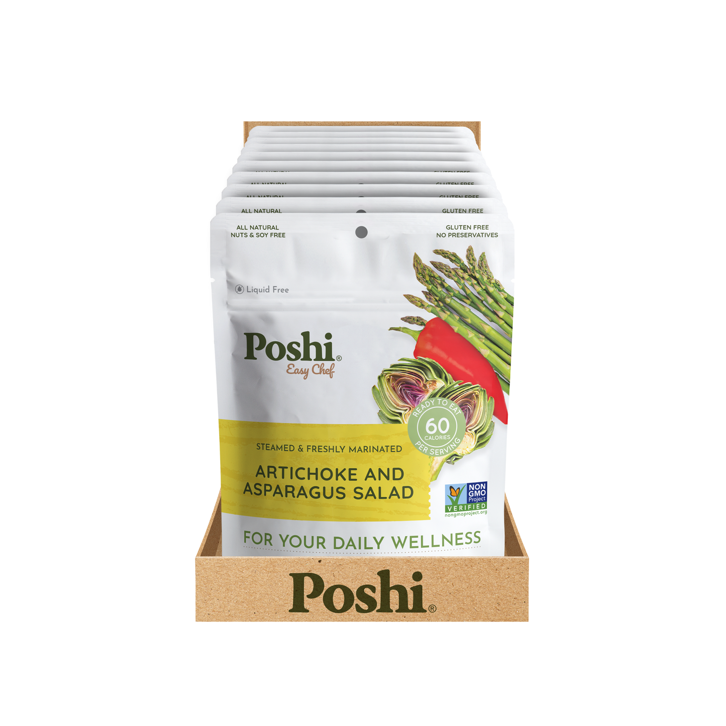 Poshi- Artichoke & Asparagus Salad 4.4oz