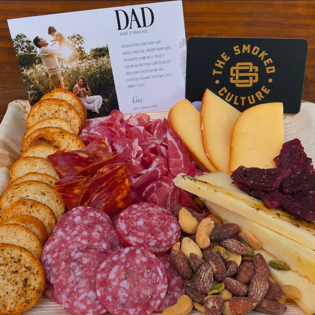Custom Photo & Charcuterie Gift Box for Dad