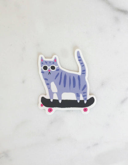 Die Cut Sticker | Skater Cat