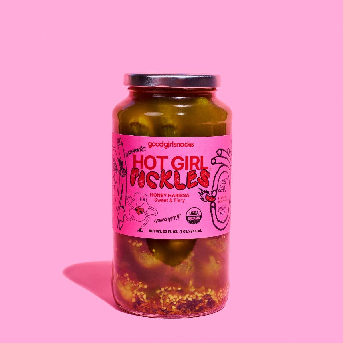 HOT GIRL PICKLES Honey Harissa (32oz)