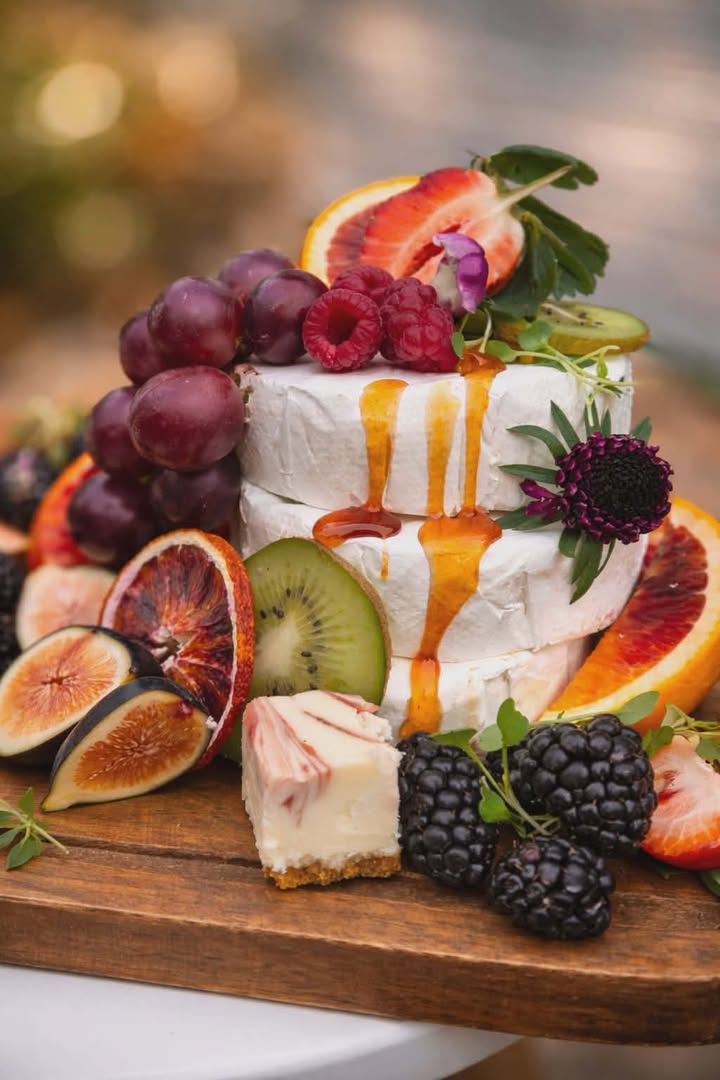 Bloom & Brie Celebration Cake - Next-Day Ready (24hr Notice)