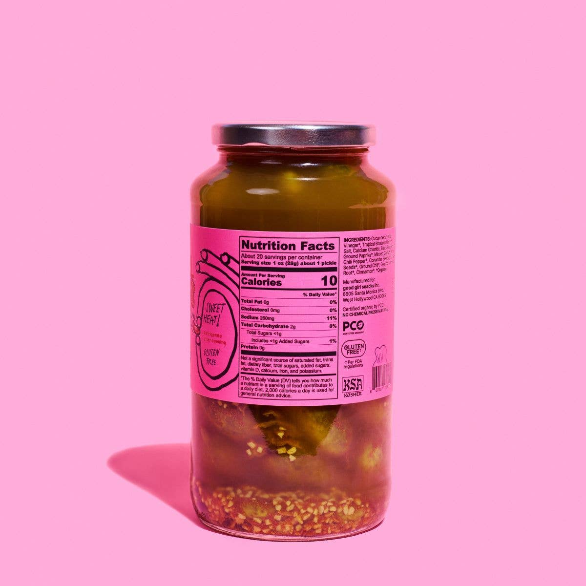 HOT GIRL PICKLES Honey Harissa (32oz)