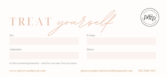 Platter & Petal Gift Card