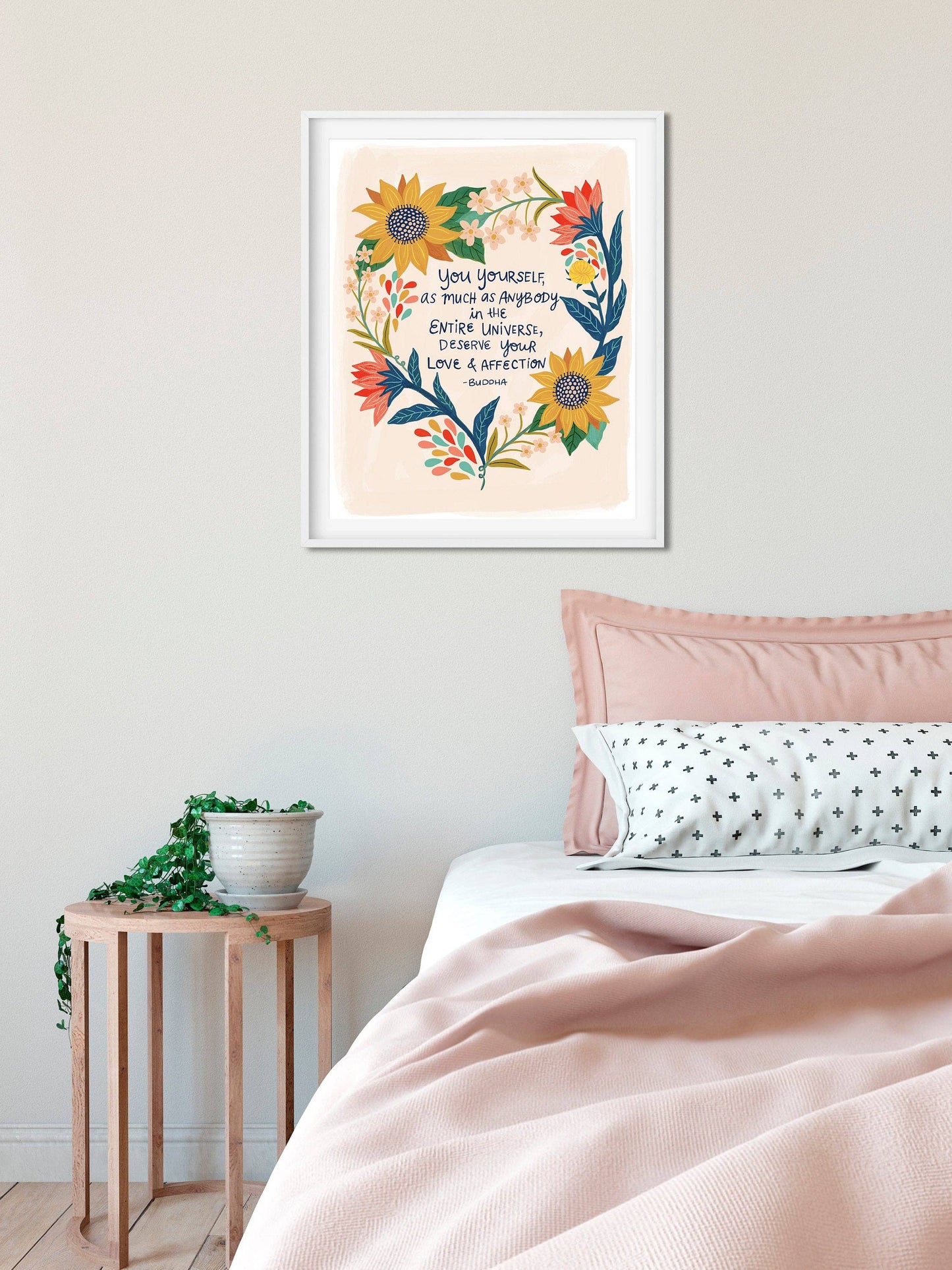 Buddha Self Love - Art Print: 11 x 14