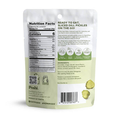 POSHI - Sliced Dill Pickles 2 oz