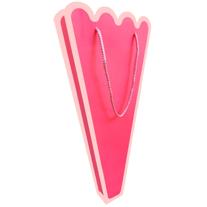 Razzleberry Scallop Bouquet Gift Bag