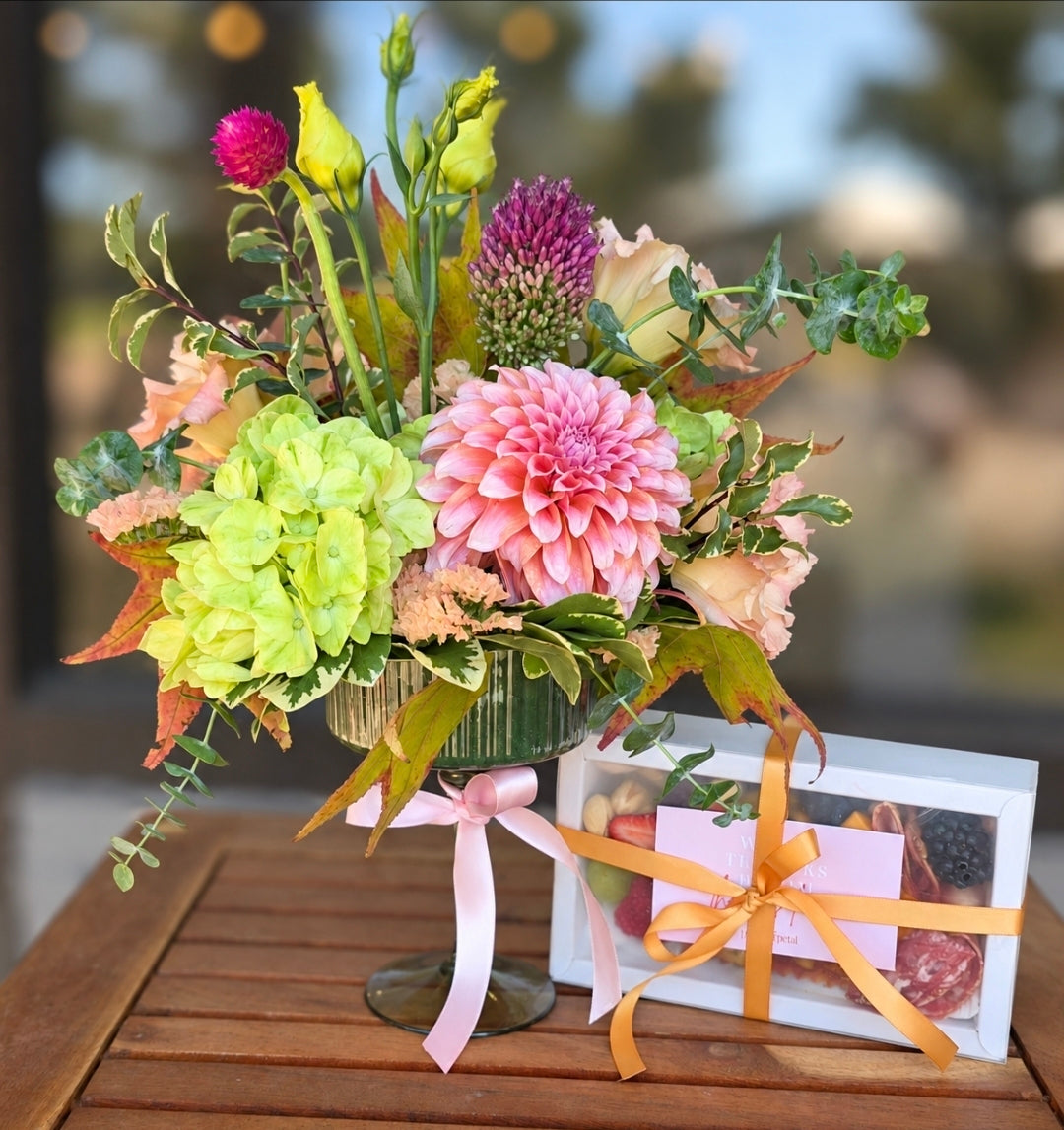 Petite Pairing | Charcuterie + Florals ✨ Same-day pickup & delivery available